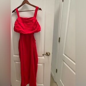 a new day Strapless Red Dress